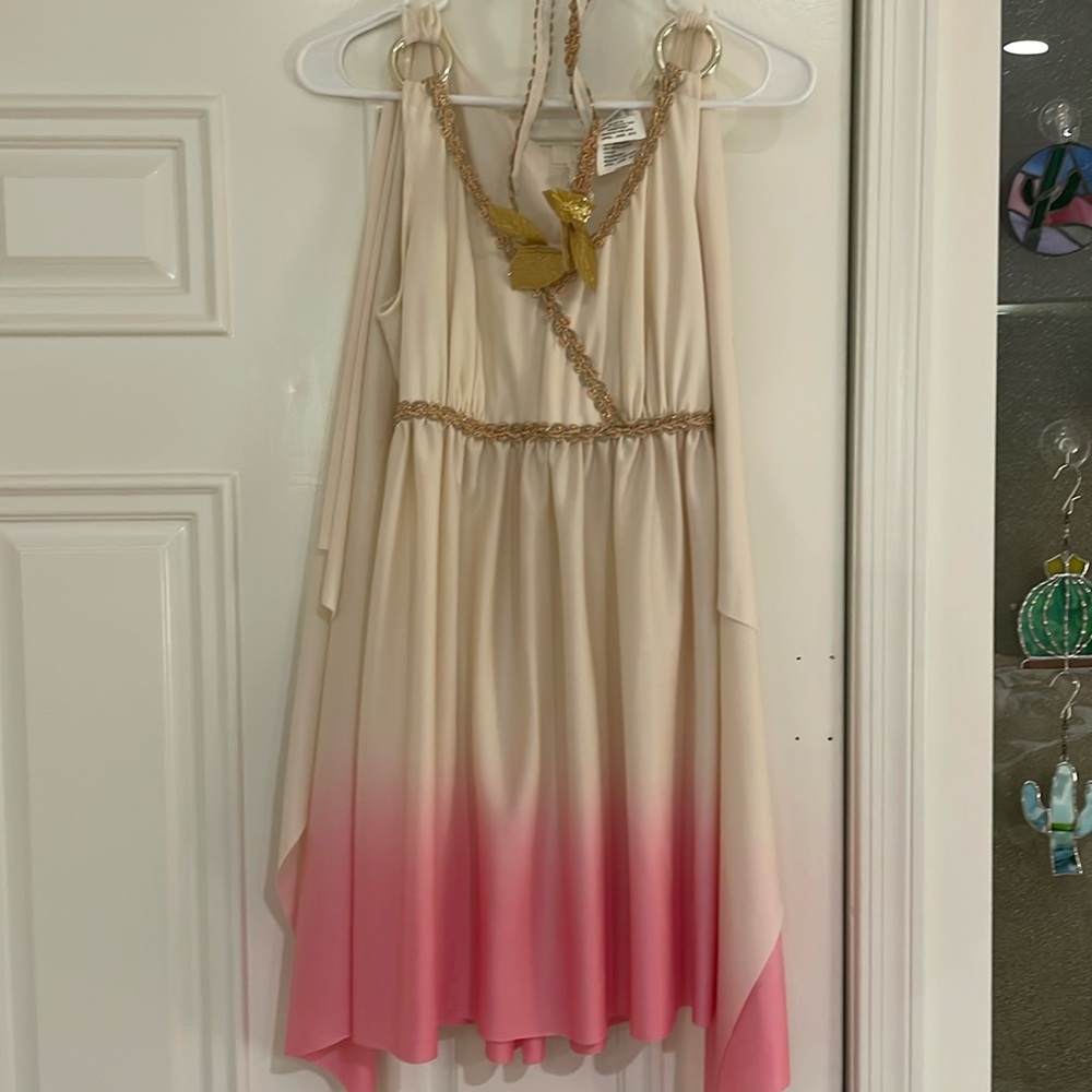 Greek Goddess Halloween Costume with Headpiece. Size: M/L